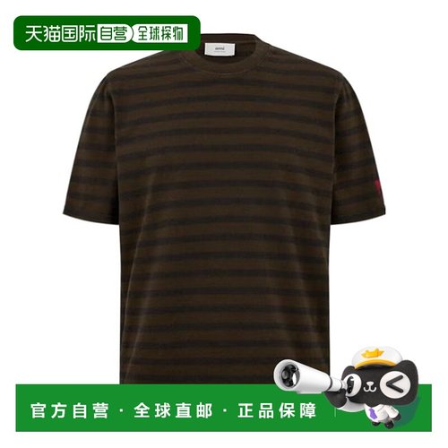 1h可退 香港直邮ami paris 男士 上装T恤短袖