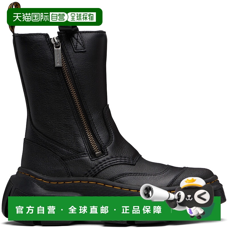 香港直邮潮奢 Dr. Martens 马丁大夫 女士 黑色 DMXL Rigger 中筒