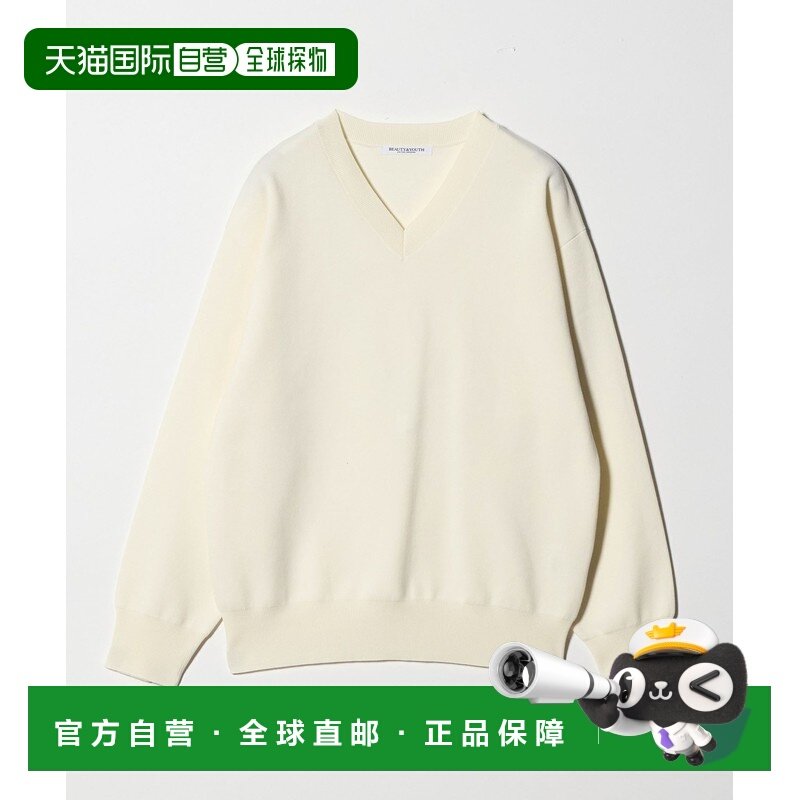 日本直邮BEAUTY&YOUTH UNITED ARROWS 女装 V领针织开衫 可机洗简,女装/女士精品,毛衣,淘宝优惠券,粉丝福利购,淘宝优惠卷