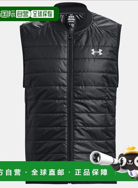 韩国直邮UNDER ARMOUR 1380870 001 黑色男士 UA Launch 保温跑步