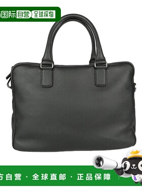 香港直邮Giorgio Armani 黑色徽标手提包单肩包 Y2P047YB42J80001