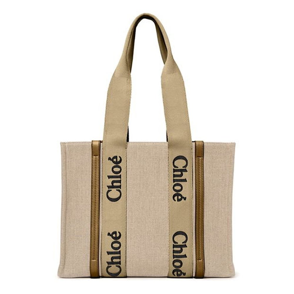 潮奢 Chloe 蔻依 女士 Woody Medium Tote Bag 包袋