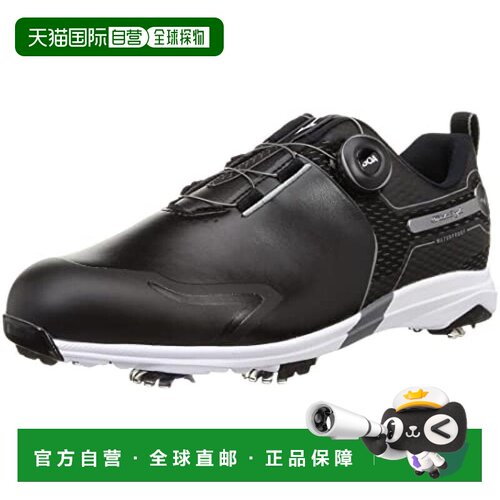 【日本直邮】Mizuno美津浓 男士高尔夫球鞋/宽 25cm黑色 51GQ2240