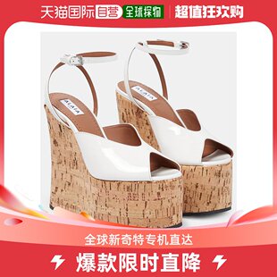 女士漆皮坡跟凉鞋 Alaia 香港直邮潮奢