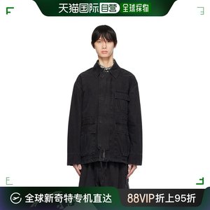 香港直邮潮奢 Acne Studios 艾克妮 男士 黑色刺绣夹克 B90721