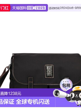 自营1h可退 欧洲直邮Longchamp珑骧男士单肩包黑色大号经典时尚L2