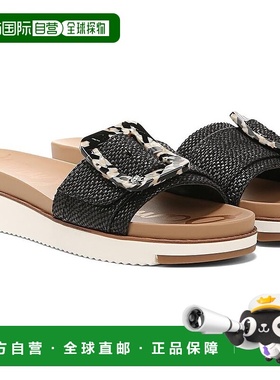 自营Sam Edelman Ariane Women's Black Platform Buckle Slide S