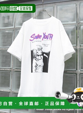 1h可退 日本直邮Sonic Youth 男士宽松短袖T恤 25SS春夏款 特殊印