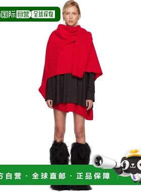 1h可退 香港直邮潮奢 Sacai 女士 红色 Suiting & Wool Knit 连衣