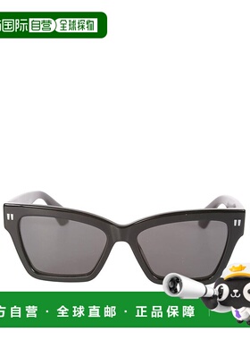 1h可退 香港直邮off-white 男士 黑色 Cincinnati 太阳镜 OERI110