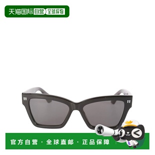 1h可退 香港直邮off-white 男士 黑色 Cincinnati 太阳镜 OERI110