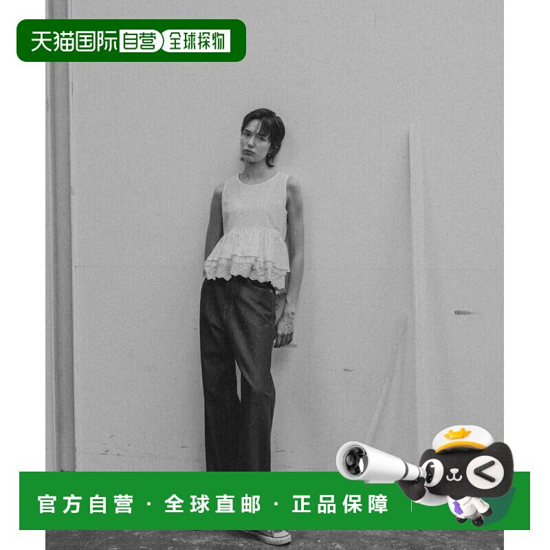 1h可退 日本直邮Picchi Nia 女士 全棉三层蕾丝层叠设计衬衫 UP26