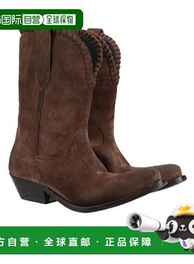 香港直邮Golden Goose Deluxe Brand 粗跟短筒靴 GWF00790.F00631