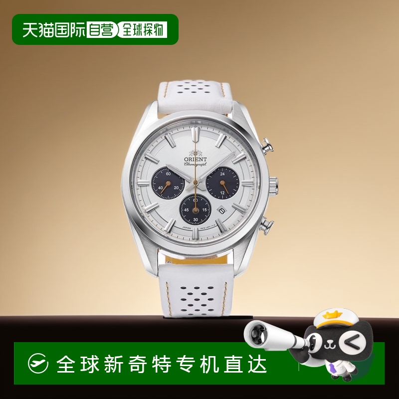 【日本直邮】Orient东方双狮 男士手表SOLAR  白色RN-TX0308S