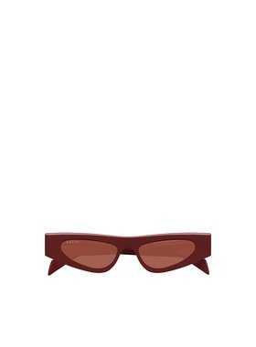 GUCCI 女士眼镜 GG1779S003 AW2024 棕色 几何框太阳镜