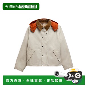 自营欧洲直邮Barbour x Kaptain Sunshine联名系列男士陶土色棉质