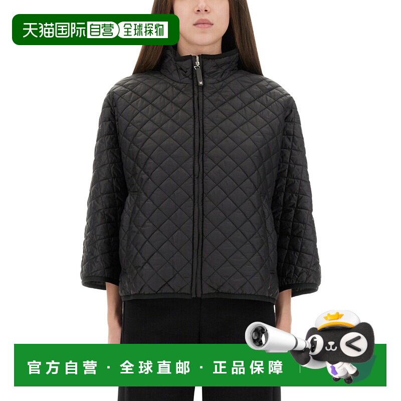 香港直邮S MAX MARA 女士大衣 2529736034600826009 CO 黑色棉服