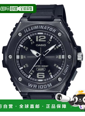 自营Casio Men's Heavy-Duty Sport Watch with Black Band - MWA