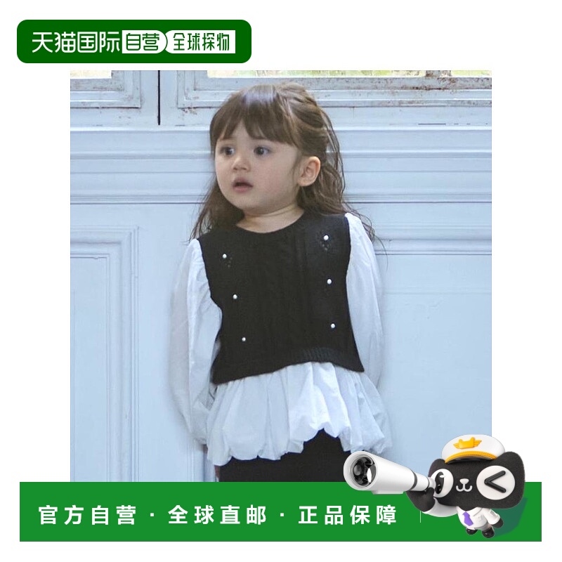 日本直邮日潮 petit main【LINK】佳拼接束腰上衣9653217