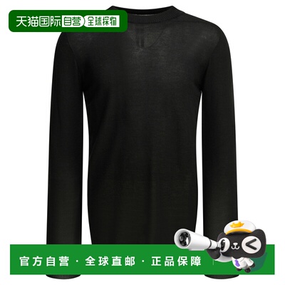 香港直邮RICK OWENS 男士针织衫  AW2026 RU02F4625WS09黑色羊绒
