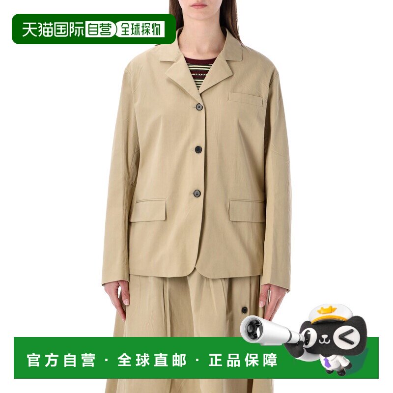 香港直邮PRADA 女士夹克 P560P17IDF0065 SS2026 浅棕色 Prada be - 实物图