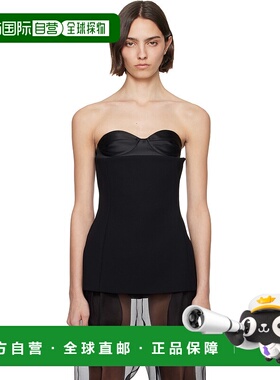 1h可退 香港直邮潮奢 KHAITE 女士 黑色 Ayla 上装 23894114抹胸