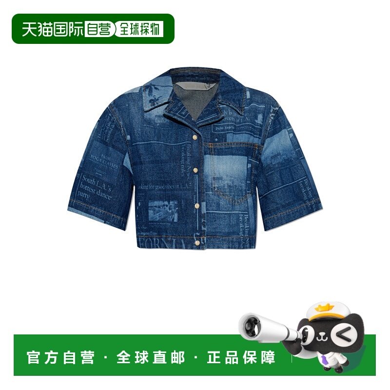 香港直邮PALM ANGELS 女士外套 PWYD022F25DEN0014442 AW2025