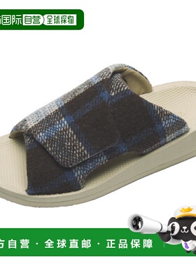 日本直邮Sidas UTIPPA 3D凉鞋2025秋冬款室内鞋家居鞋棕色格纹202