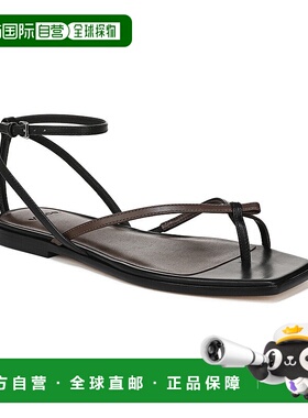 自营Vince Ali皮革松紧凉鞋-黑色 美国奥莱直发新款