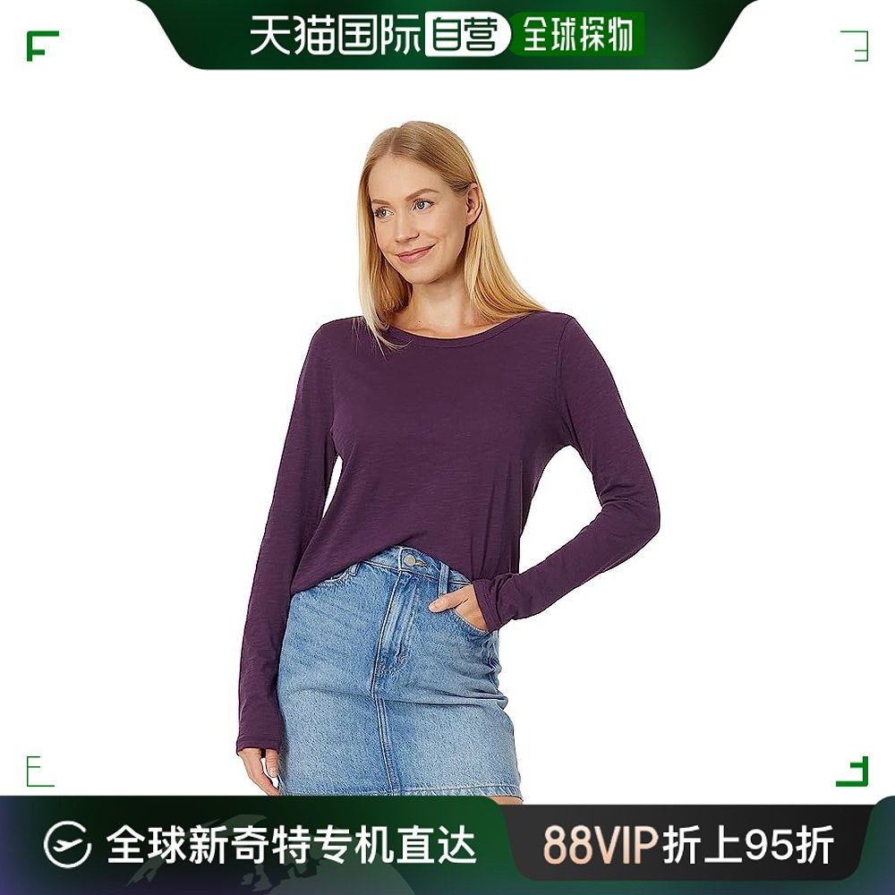 香港直邮潮奢 Madewell美德威尔女士Whisper Rib-Crewneck棉质-封面