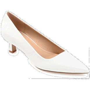 自营 Journee Collection 女式 Celica 宽口浅口鞋 - 白色 美国奥