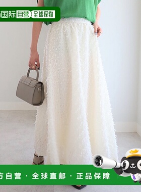 日本直邮GeeRA 薄纱连帽喇叭裙 [R04609EW12649]半身裙a字裙