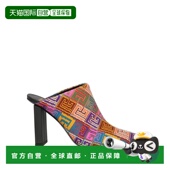 巴尔曼 purple紫色 女士 香港直邮Balmain Mules 木屐 舒适时尚