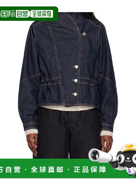 香港直邮Isabel Marant Dolie 长袖牛仔外套 VE0614FAD1H02I