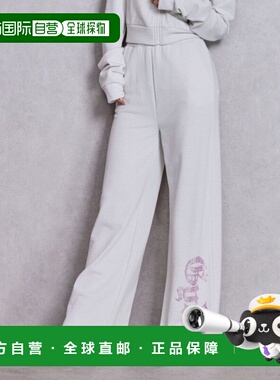 日本直邮GYDA 女装 亮片线条标牌紧身阔腿裤 072610737101