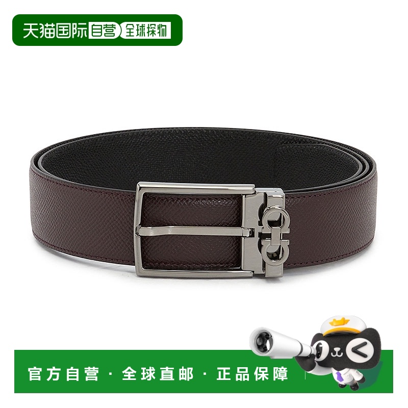 1h可退 韩国直邮ferragamo 男士 腰带菲拉格慕牛皮