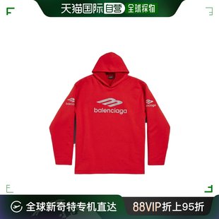 99新未使用 潮奢Balenciaga男士 3BSPORTSICON大廓形防水连帽衫