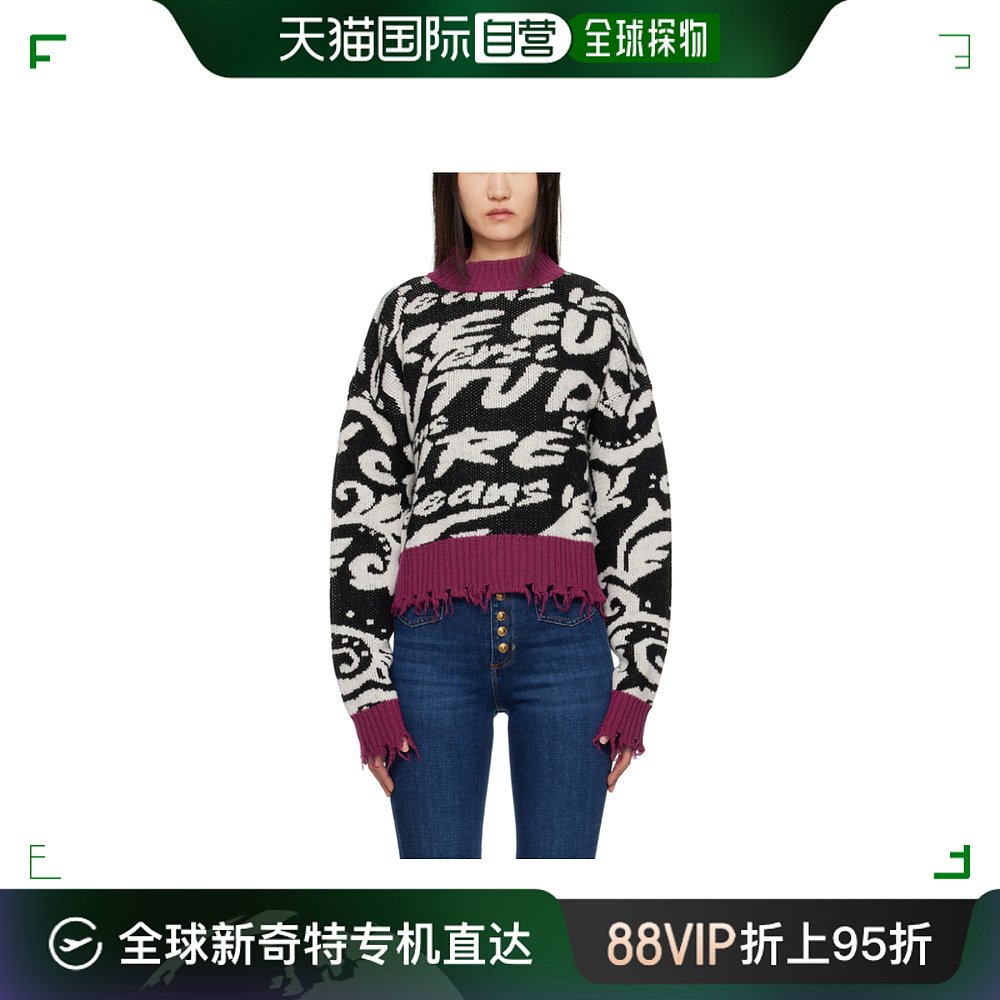 香港直邮VERSACE JEANS女士针织毛衣 E73HAFM28ECM02GEA0E