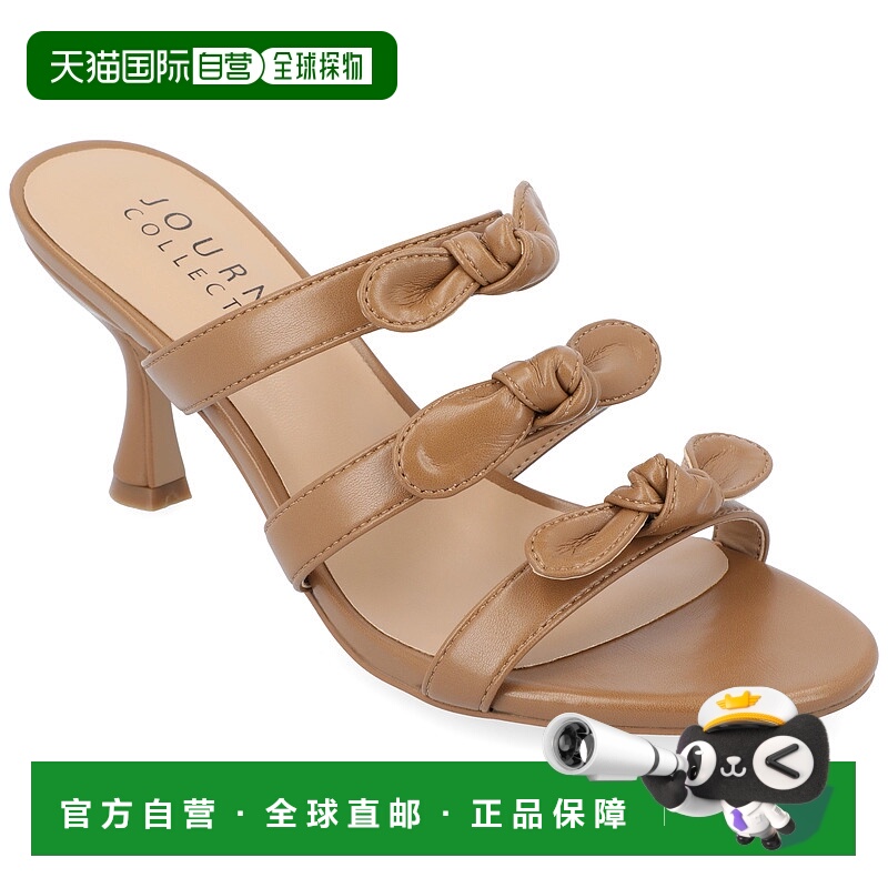 自营 journee collectionJournee 系列 Kristina 女式高跟鞋 - 棕