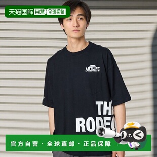 1h可退 日本直邮RODEO CROWNS WIDE BOWL 男士春夏款印花T恤 421I