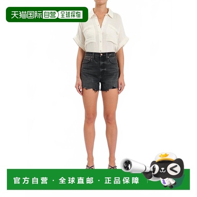 自营 daze复古夜生活淘汰短在黑色-黑色 美国奥莱直发新款短裤