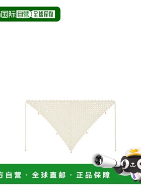 香港直邮CELINE 女士帽子 2AE9M727X01OW CO 白色 TRIOMPHE 钩编