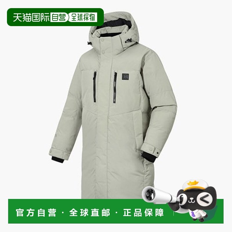 韩国直邮KOLON SPORT男女同款正品户外运动百搭长款鹅绒羽绒服V2J