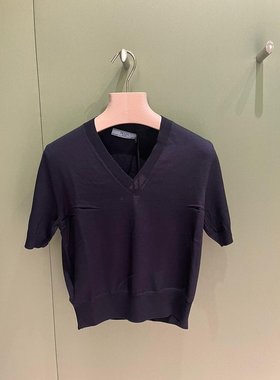 PRADA 女士针织毛衣 P24M2R16SWSOOOF0008 SS2025 蓝色