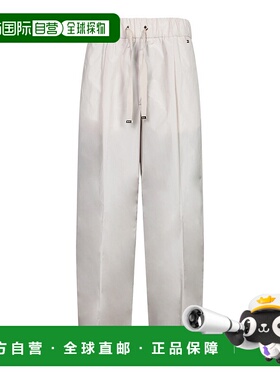 香港直邮HERNO 女士休闲裤 PT000099D12483Z1985 SS2025 浅棕色