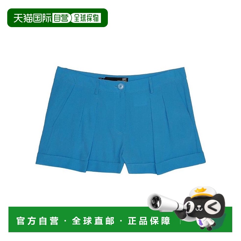 香港直邮MOSCHINO 女士短裤 WO06800T7757Y13 AW2024 蓝色 徽标细