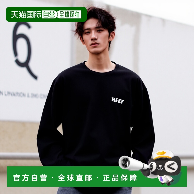 1h可退 日本直邮REEF 男士HERITAGE LOGO长袖T恤  RFTEM2320