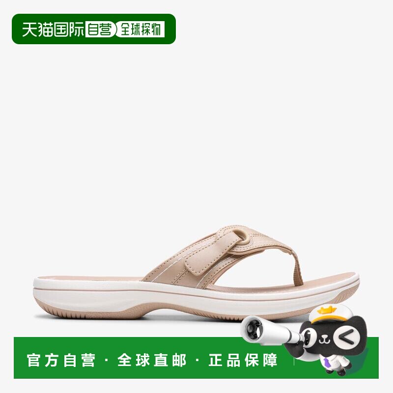 加拿大直邮Clarks Breeze Reyna 女士厚底防滑鞋凉鞋与人字拖图片