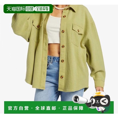 自营 billabongAnytime Shacket Jacket In Avo - avo 美国奥莱直