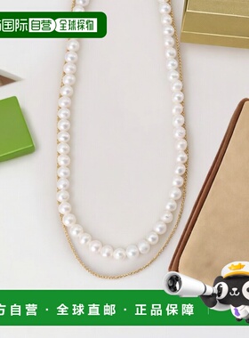 1h可退 日本直邮jour couture 女士 淡水珍珠+14K包金长链项链 26